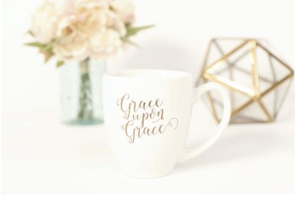 Grace Upon Grace Mug healthylivingmom.com