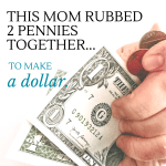 Overwhelmed with life? She was too. This mom of nine took that overwhelm and did something with it. She rubbed 2 pennies together to make a dollar. #overwhelmedwithlife