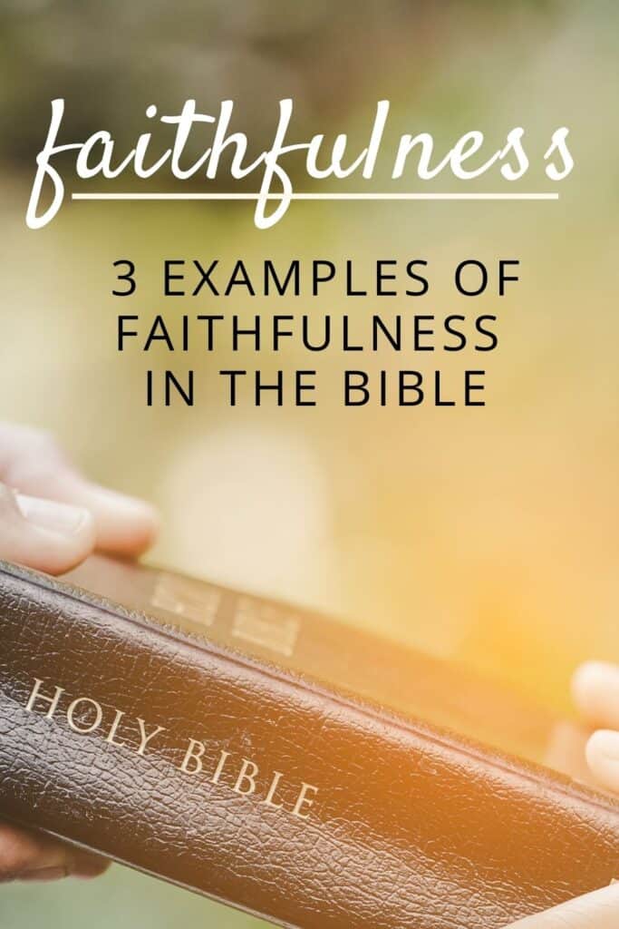 3 Examples Of Faithfulness In The Bible Healthy Living Mom