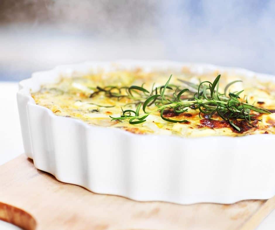 crustless vegetable quiche