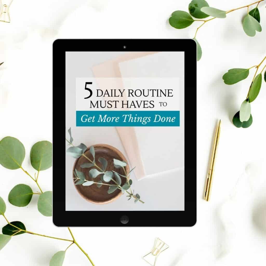 5 Must Haves for a Daily Routine Guide
